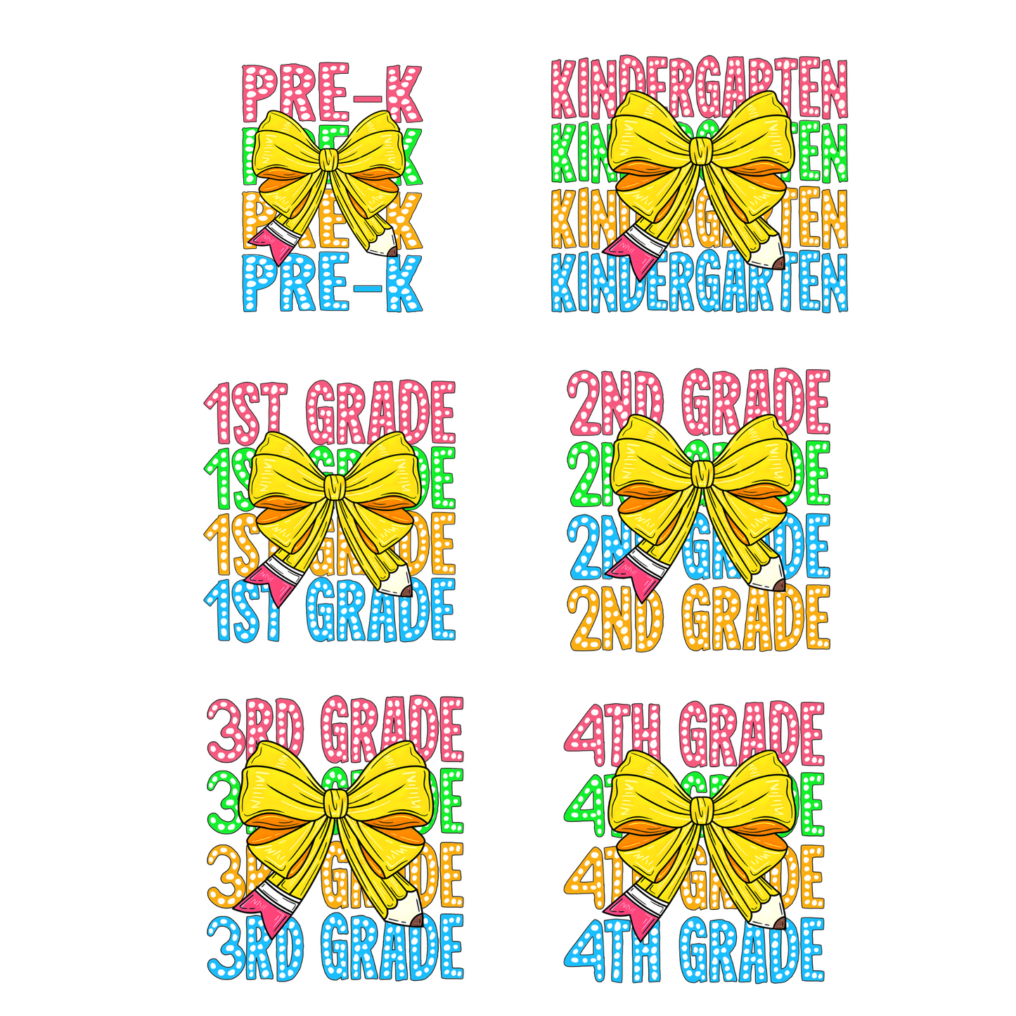 Grade Level | Pencil Bow
