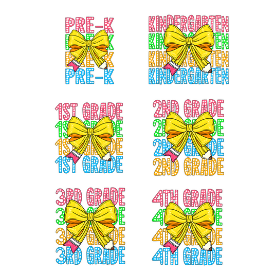 Grade Level | Pencil Bow