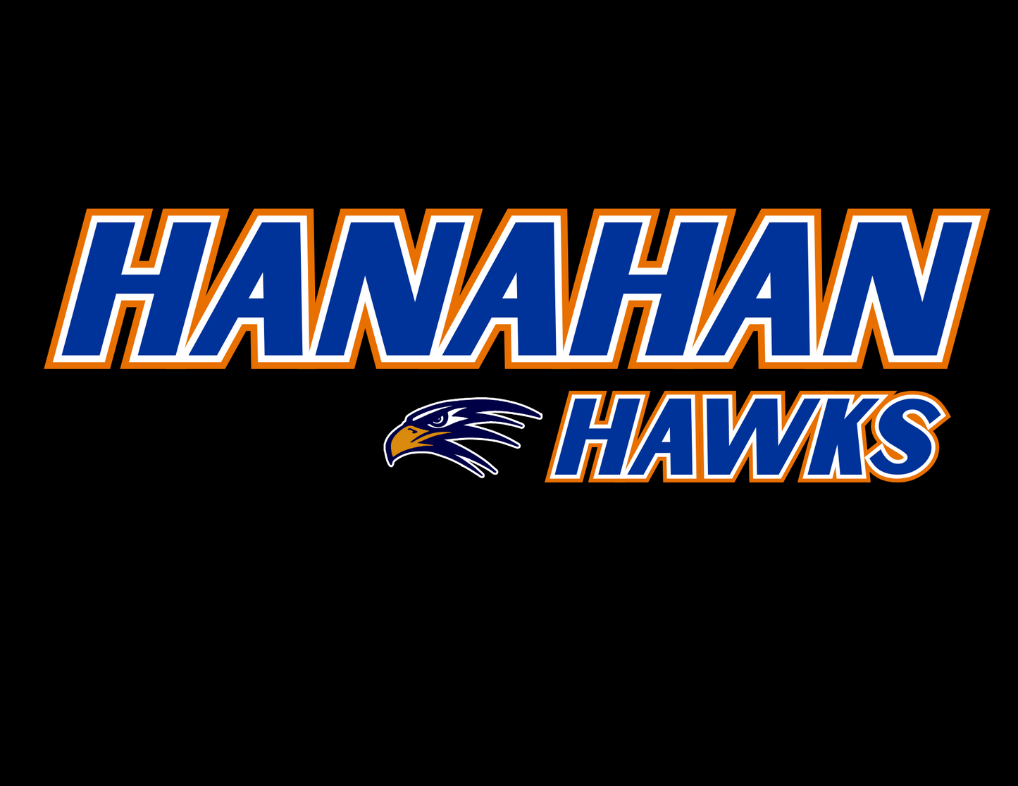 Hanahan Hawks Slanted
