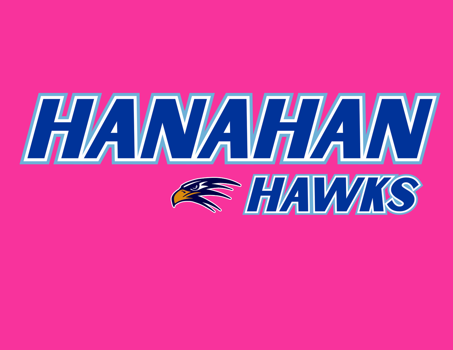 Hanahan Hawks Slanted