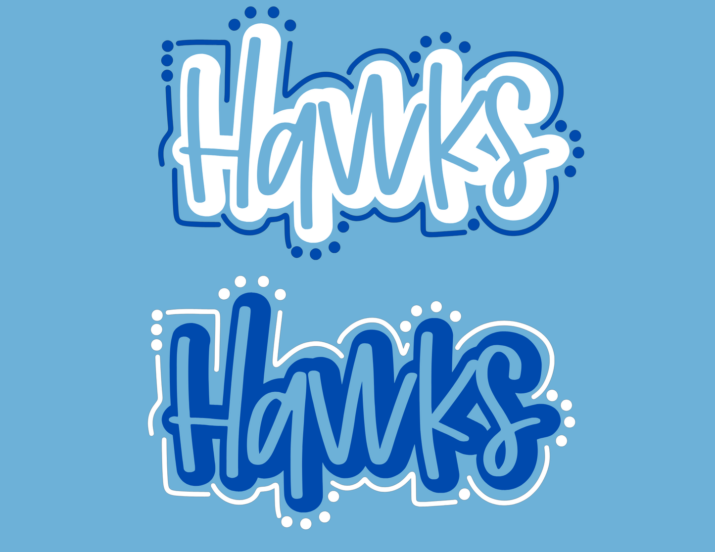 Hawks | Hand Lettered