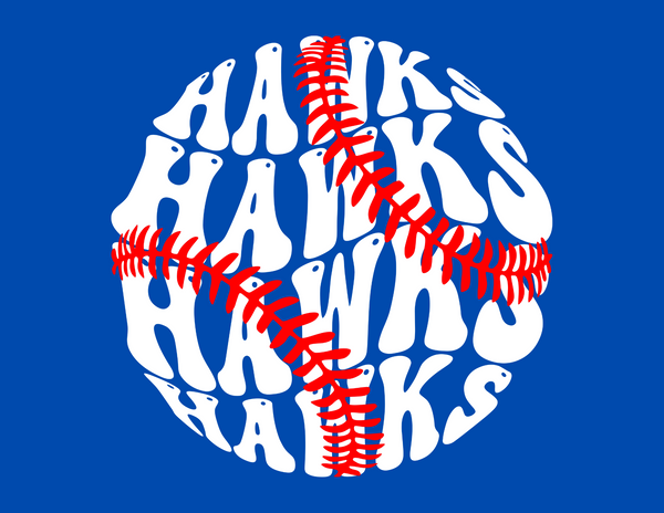 Hawks Baseball Wavy