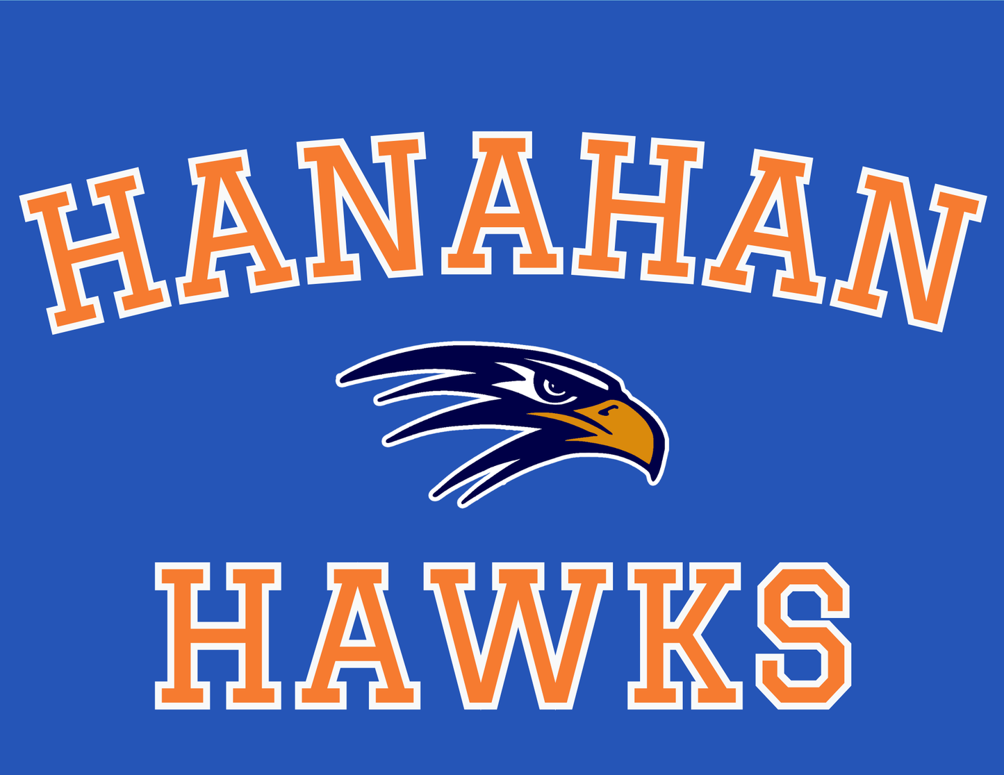 Hanahan Hawks Curved