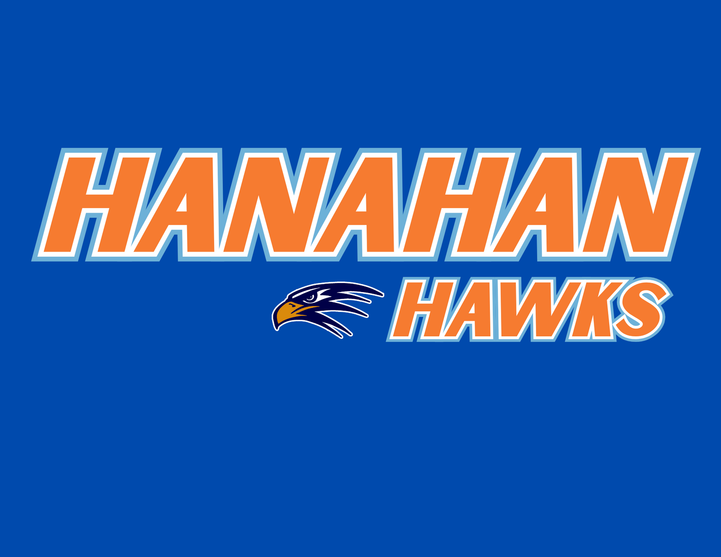Hanahan Hawks Slanted