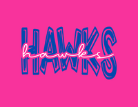 Pink Hawks Scribble